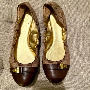Coach ballerina flats
